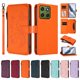 thumbnail image 3 of Funda Cartera Mariposa para [Motorola Edge 70 5G] con Soporte y Cremallera Naranja, 3 of 6