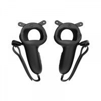 Genérico - Compatible Con Meta Quest 3/3S Vr Controller Silicone Cover - Silicone With Pu Leather Strap, Anti-Slip, Waterproof, Shockproof, Enhanced Grip And Durability Gaming Accessories-Negro