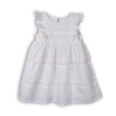 Vestido Bebé Niña Blanco Pillin