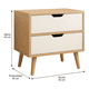 thumbnail image 2 of Velador 2 niveles cajones Homer Design 50x40x45 madera #3, 2 of 3