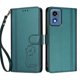 thumbnail image 3 of Funda Cartera Trébol para Motorola Moto G Play 2024 5G con Ranuras Tarjetas y Carga Inalámbrica Verde oscuro, 3 of 6