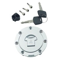 Magideal - Cerradura De La Tapa Del Tanque De Combustible De La Motocicleta, Reemplace La Aleación De Aluminio Con Llaves Para Cb400 Cb400F Cbx750 Cbr250