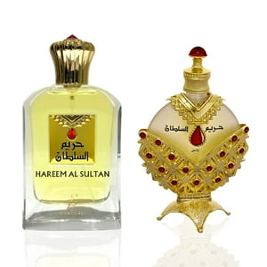 Set De Regalo De Perfume Khadlaj Perfumes Hareem Al Sultan Gold 75 Ml + 35 Ml