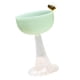 thumbnail image 5 of Tazas De Yogur Con Patas, Copa Bonita Para Fiestas De Bebidas Con Leche, Base Transparente Verde, 5 of 5