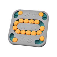 Ioensy - Juguetes De Rompecabezas Para Perros, Alimentación Divertida, Alimentador Lento, Juego De Rompecabezas Interactivo, Juguete Gris