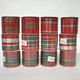 thumbnail image 4 of Pack 12 Mallas Navidad Cinta Decorativa Dearbol 6,3cm*2,7mts Multicolor Geometrico, 4 of 4