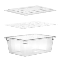 Cook-In - Pack Caja De Almacenamiento Mas Tapa Y Drenaje 66X46X24 Cm
