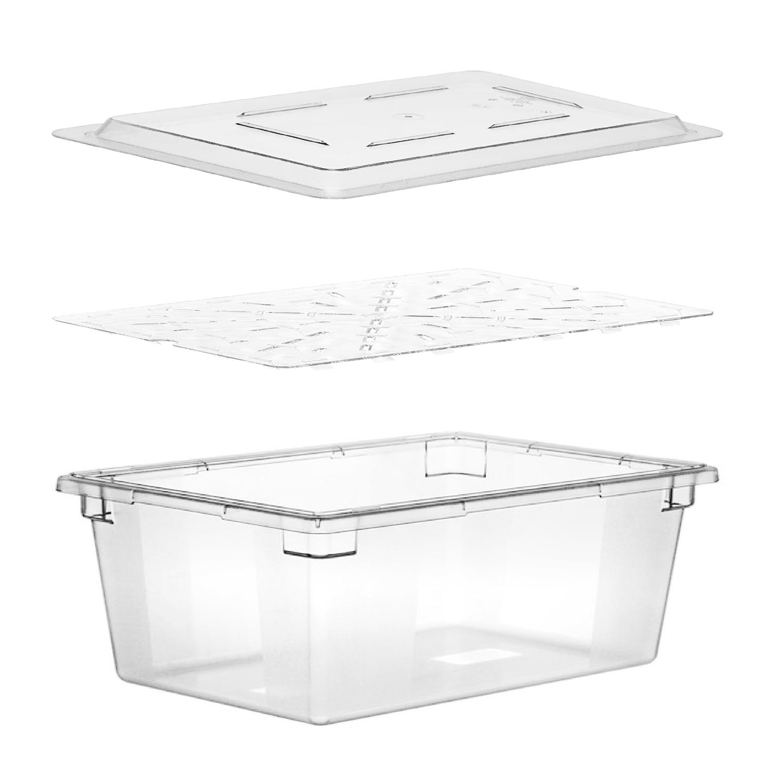 Cook-in - Pack Caja De Almacenamiento Mas Tapa Y Drenaje 66x46x24 Cm