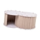 thumbnail image 3 of Cama Túnel De Juego Para Gatos, Fácil De Limpiar, Zona De Juegos Para 2 Gatos, Casa Transpirable Para Mascotas, Color Marrón, 3 of 5