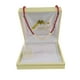 thumbnail image 1 of Collar de Perlas de Mallorca Con Cristales Color Rubí, 1 of 3