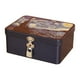 thumbnail image 1 of Caja De Almacenamiento De Hojalata Con Candado, Caja Organizadora De Metal De Regalo Para Joyería De Dulces De Té, Estilo M A, 1 of 3