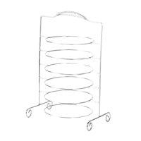 Bothyi - Soporte Para Servir Platos, Práctico Soporte Para Almacenar Platos, Para Tazones De Frutas Para Eventos, 6 Niveles