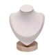 thumbnail image 1 of Soporte De Exhibición Del Busto De La Joyería De La Cadena Del Collar Para Los Espectáculos De La Tienda De La Encimera Beige, 1 of 5