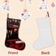 thumbnail image 3 of Mentes Criminales Tema: Calcetines de Navidad, fino lino blanco para colgar en escaleras y chimenea, decoración navideña para el hogar, regalo de Navidad.54cm×38cm, 3 of 5