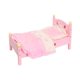 thumbnail image 2 of Baby Doll Bed Muebles De Madera Dormitorio Para Mu?ecas 1 6 Escena De Bricolaje Juego De Rol, 2 of 5