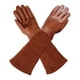 thumbnail image 2 of Guantes de soldadura Mitones Guantes de trabajo Cuero de PU Guantes multifuncionales seguros para asar Guantes para horno para taller Jardín Garaje M, 2 of 5
