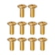 thumbnail image 5 of 10pcs interruptores sintonizadores de tornillo engranaje cabezales de montaje tornillos piezas oro, 5 of 5