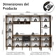 thumbnail image 3 of Kit Muebles de Cocina Madesa Lille 265 cm Marrón/Negro, 3 of 10