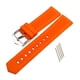 thumbnail image 2 of banda de correa de reloj de goma de silicona impermeable de hebilla de acero inoxidable 21mm, 2 of 4