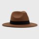 thumbnail image 4 of Sombrero de Fieltro Mujer Estilo Vaquero Cowboy, 4 of 4