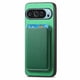 thumbnail image 5 of Funda de Cuero Magnética con Tarjetero para Google Pixel 9 Cubierta Delgada Verde, 5 of 5