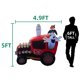 thumbnail image 4 of Coche fantasma inflable VENLOIS de Halloween de 5 pies con luces LED de 110 V, 4 of 8