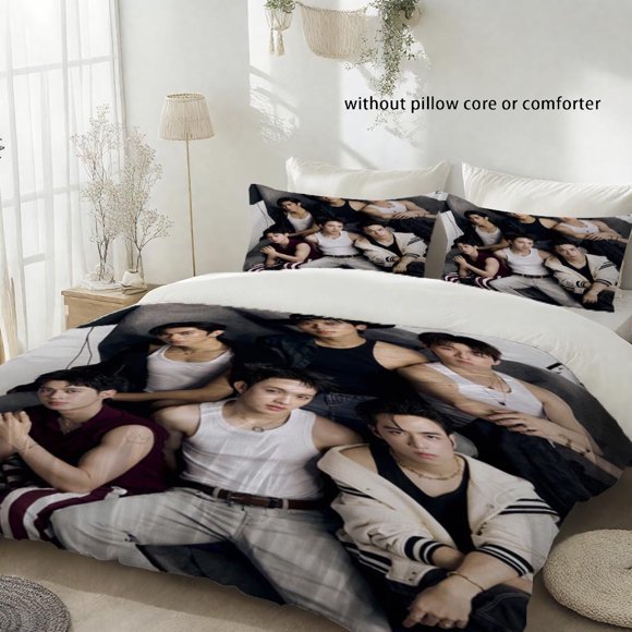 3pcs SB19 Printed Duvet Cover Set High-Quality Design for Back-to-School Season