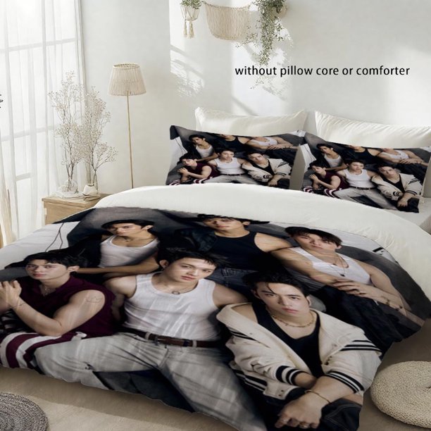 3pcs SB19 Printed Duvet Cover Set High-Quality Design for Back-to-School Season