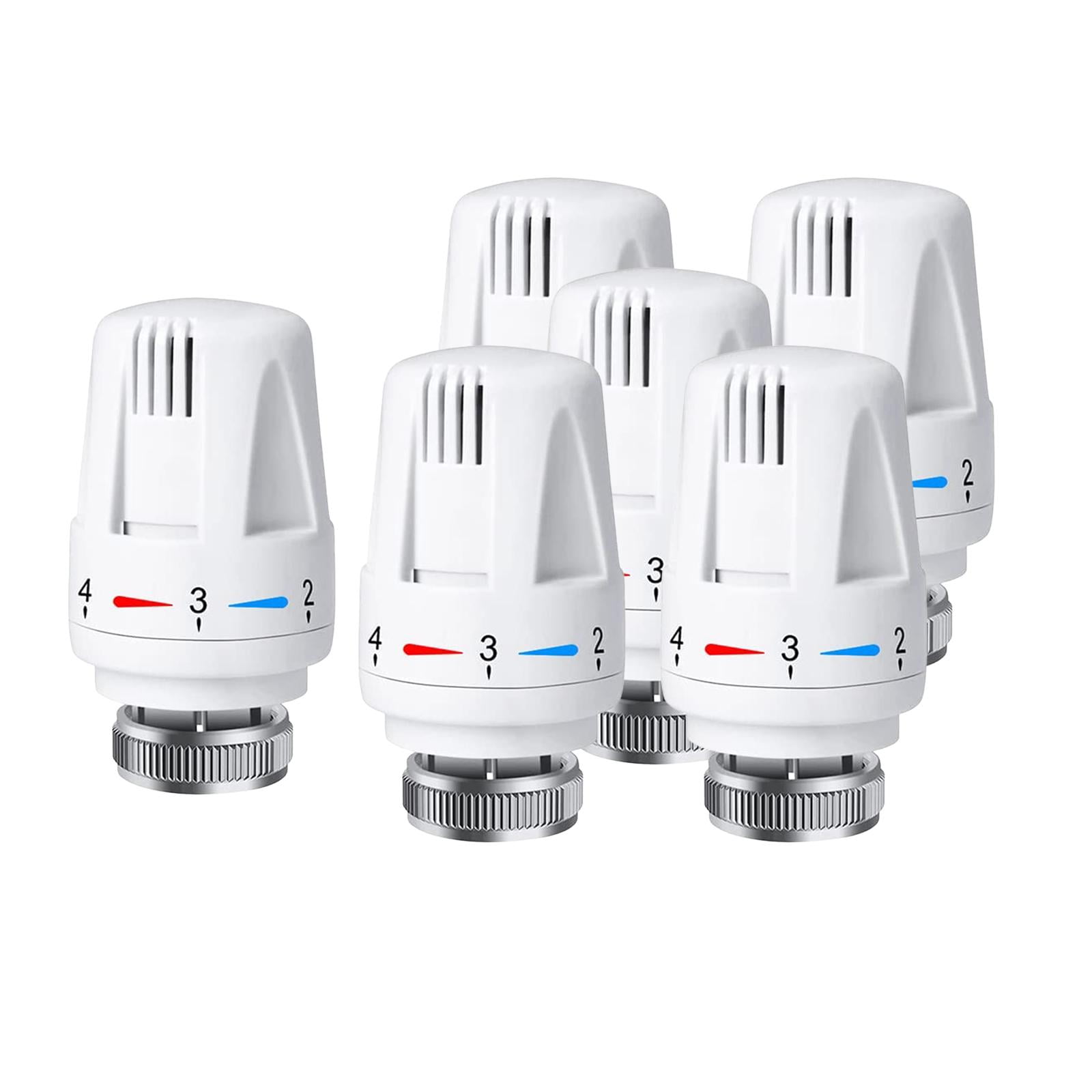 Bothyi - 3/4/6 Piezas Válvula Termostática Reemplazo Controlador De Temperatura Ajustable 6 Piezas