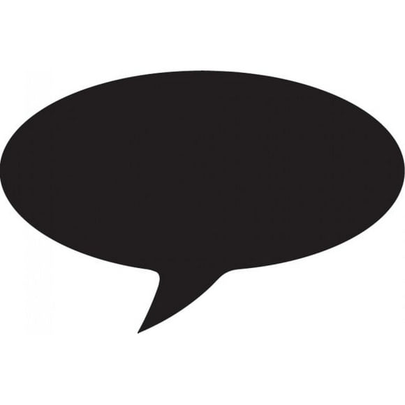 Decomural Speech Bubble Oval Shape Pack WS-33407