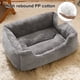 thumbnail image 3 of Cama para perros grandes, medianos y pequeños, rectangular, lavable, ortopédica, suave y relajante, ideal para gatos de interior., 3 of 5