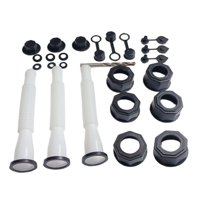 Magideal - Boquilla De Lata De Gas Boquilla De Lata De Combustible De Repuesto Blanca Con Broca Tamaño Ajustable Boquilla De Lata De Gas Profesional Resistente D 3 Juegos