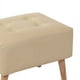 thumbnail image 2 of Pouf Niza Pu Beige, 2 of 3
