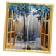 thumbnail image 3 of 2 Uds., Paisaje, Ventana, Puerta, Cortinas, Persianas, Decoración Impresa En 3D, 8 #, 3 of 3