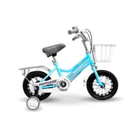 Sibog - Bicicleta Niña Aro 12 Canasto Y Parrilla | Azul Pastel