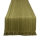 thumbnail image 1 of Camino de mesa DII, verde oliva abigarrado, 33 x 183 cm, 1 of 8