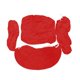 thumbnail image 5 of Fundas Para Sillas Reclinables Fundas Elásticas Para Sofás Reclinables Para Ceremonia Banquete Hogar Rojo, 5 of 5