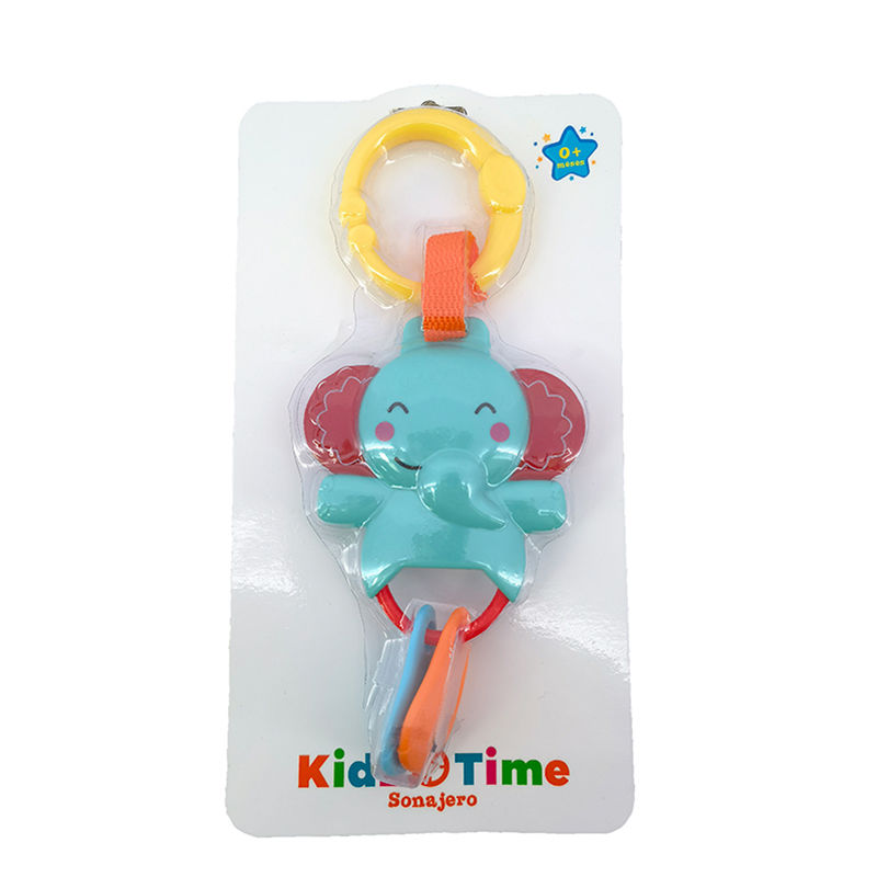 Sonajero Con Forma De Elefante Multicolor Kidz Time