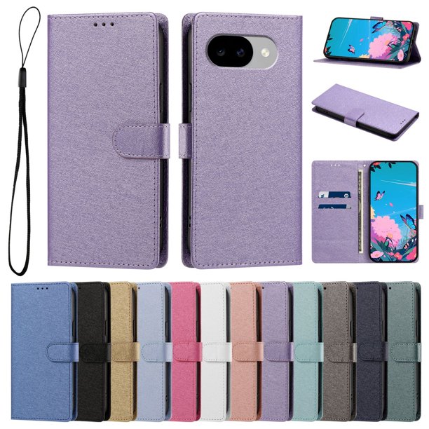 Cartera Protectora para Google Pixel 11A con Soporte, Lila