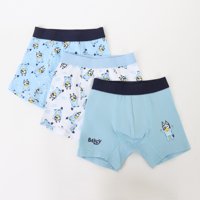 Tripack Bóxer Niño Celeste Full Print Bluey