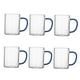 thumbnail image 2 of 6 Uds Taza De Café 300ml Vaso Para Bebidas Calientes/frías Capuchinos Latte Azul, 2 of 3