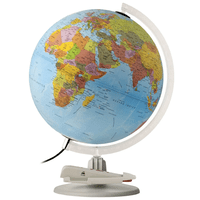 Tecnodidattica - Globo Terraqueo Con Luz Modelo Parlamondo - 30 Cm