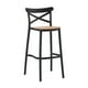 thumbnail image 4 of Pack 2 Taburetes Bar Valentino Negro 65 cm | Apilable| Exterior, 4 of 9