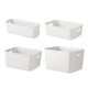 thumbnail image 4 of Caja De Almacenamiento Para El Hogar De Varios Tama?os Cesta De Ropa Interior Misceláneas Organizador Para El Hogar 4 Piezas S + M + L + XL, 4 of 5