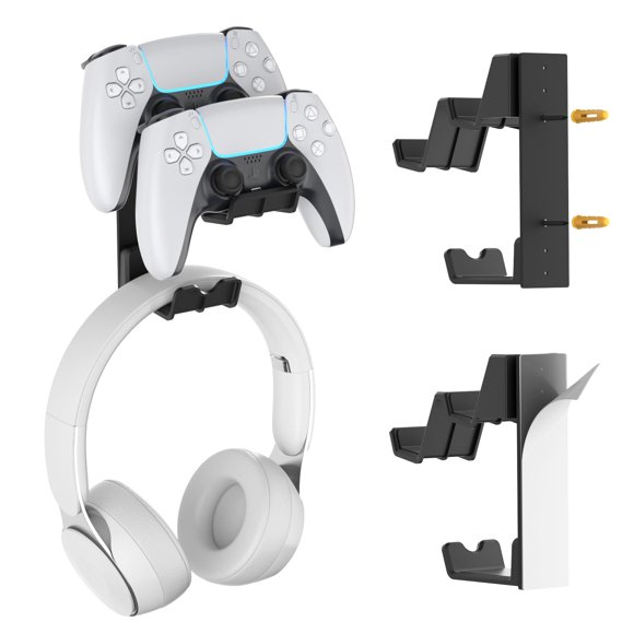 Soporte de pared para mando y auriculares KDD Dual