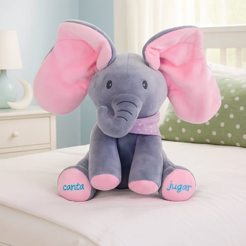 Citotools - Peluche Interactivo Animado Musica + Juego Elefante Bebe