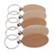 thumbnail image 5 of 5X Encantos De Madera En Blanco Para Bricolaje Llavero Personal Oval 52x30mm, 5 of 5