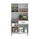 thumbnail image 3 of Mueble Cocina 6 Puertas Blanco - Gris, 3 of 3