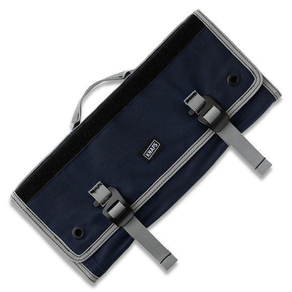 Portacuchillos enrollable Knafs Grande 33x76 cm Azul Marino