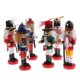thumbnail image 1 of Cascanueces De Madera Figurine Puppet Decoration 6pcs Classic Soldier, 1 of 3